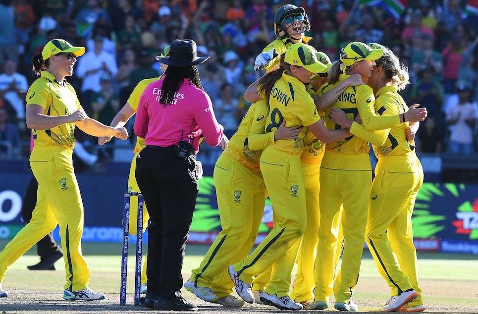 Australia defeats South Africa handily to win the Women's T20 World Cup for the sixth time