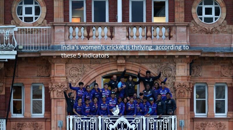 India's women's cricket is thriving, according to these 5 indicators