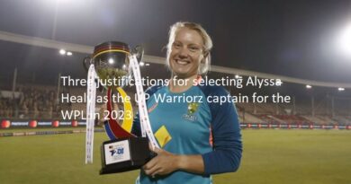 Three justifications for selecting Alyssa Healy as the UP Warriorz captain for the WPL in 2023