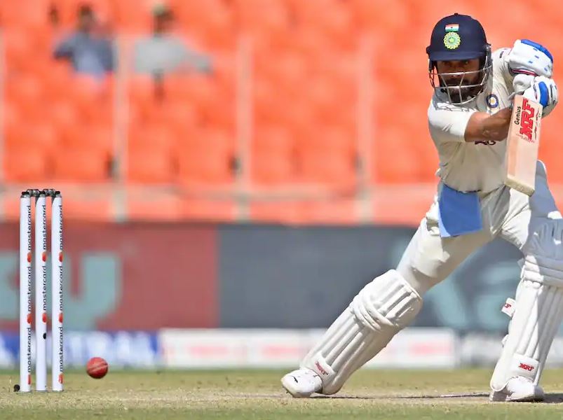 Virat Kohli scores a determined 186 to give India a commanding lead in Ahmedabad and snap his Test century drought
