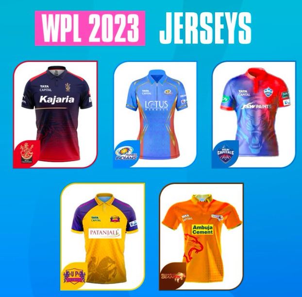 WPL 2023: For the inaugural season, all WPL teams' jerseys